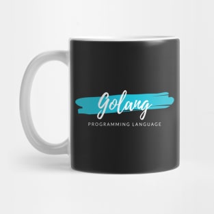 Golang Programming Language Paint Smear Mug